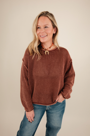 Prairie Air Open Knit Sweater