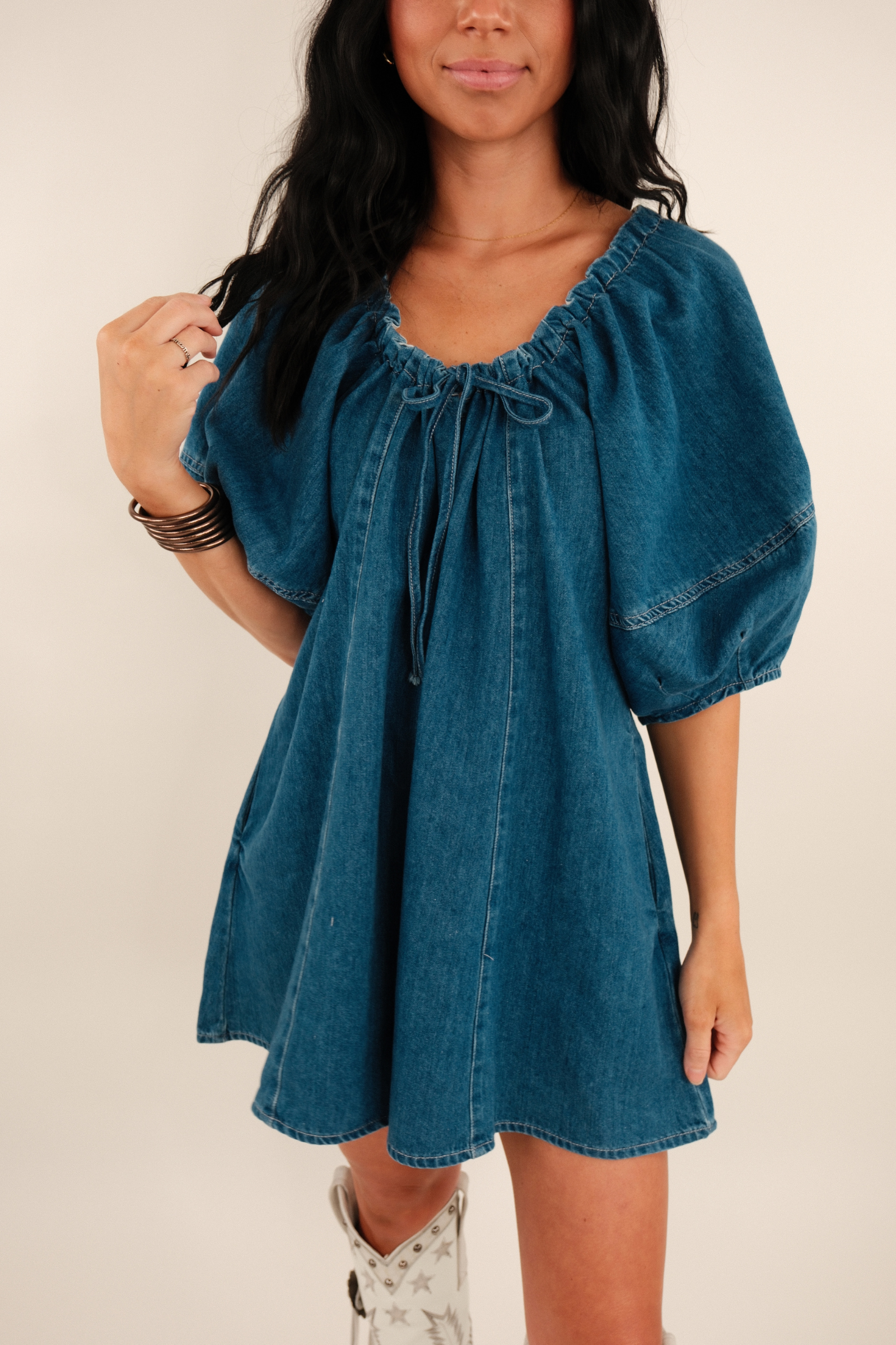 Sagebrush Sky Denim Romper