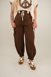 Saddle Stripe Utility Joggers