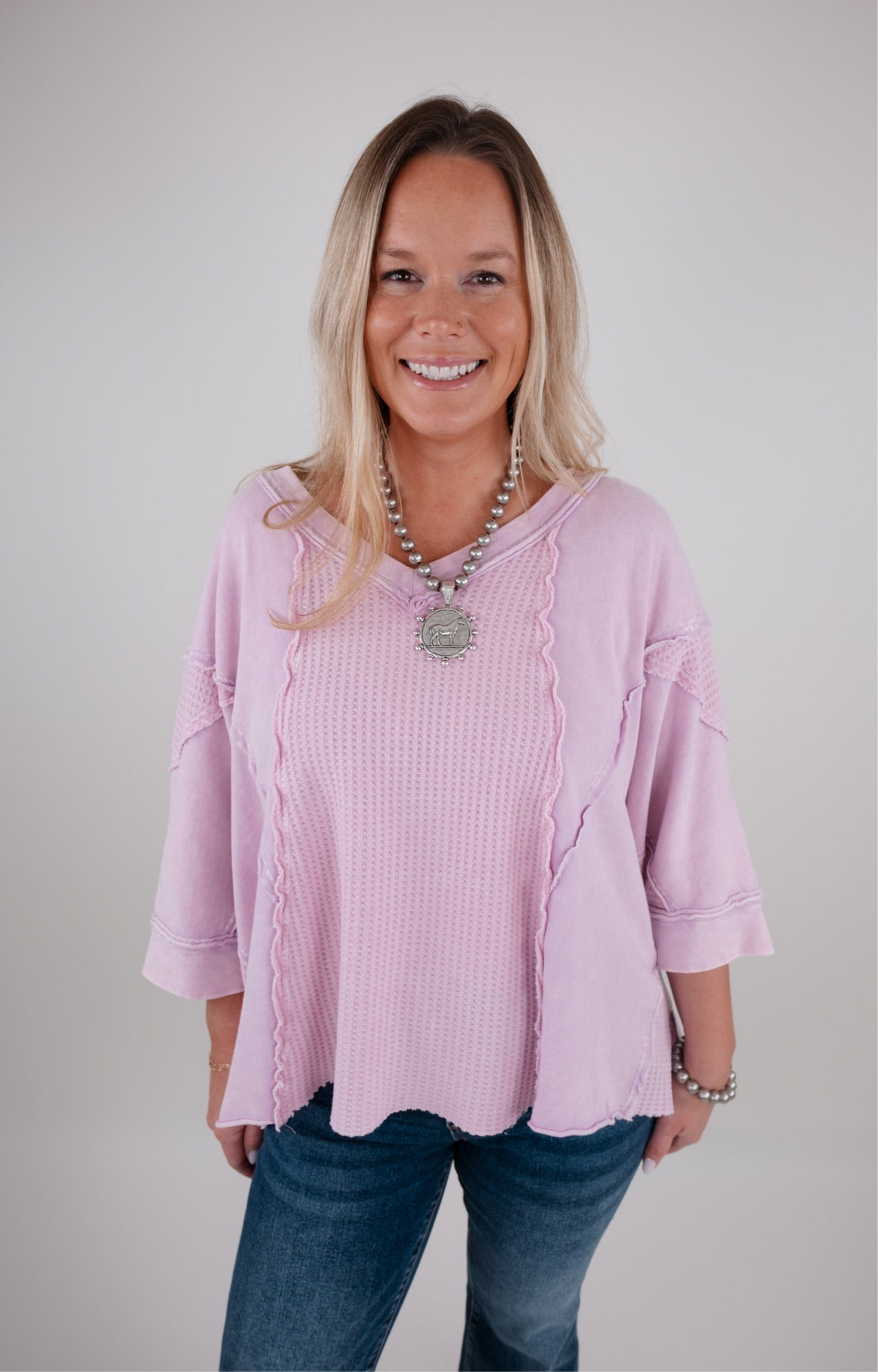Lavender Dreams Mineral Wash Top