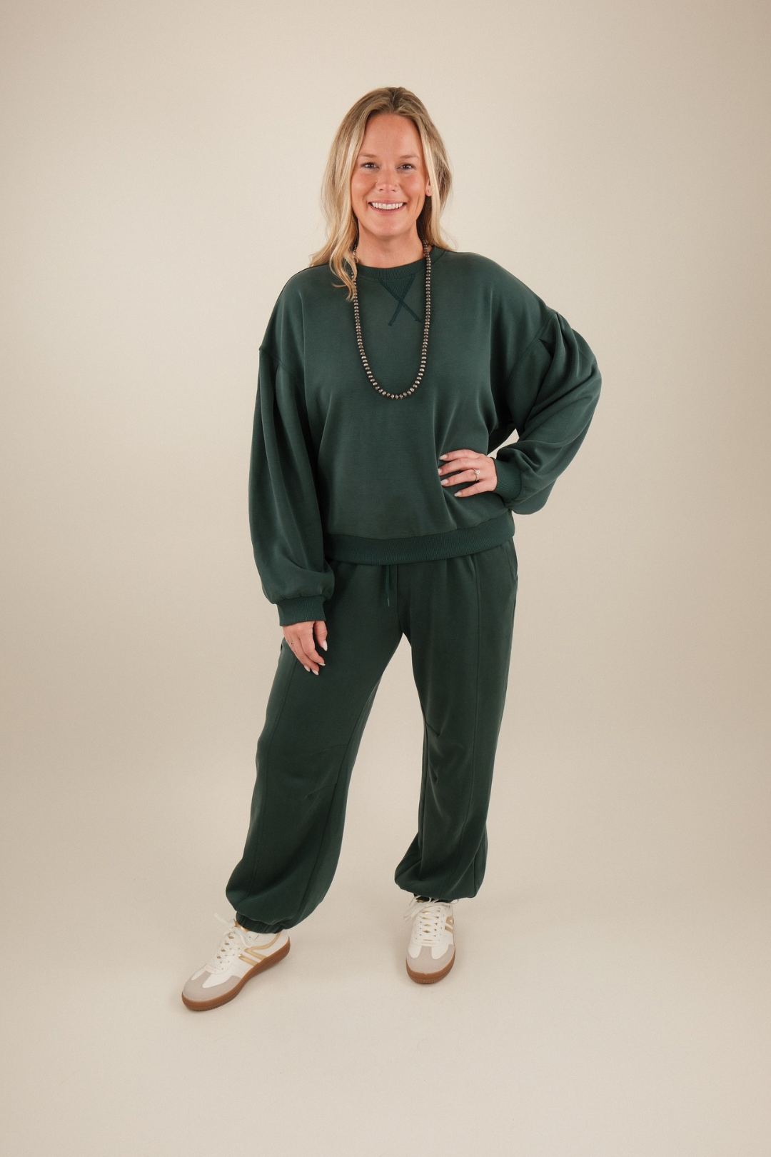 Saddle Soft Jogger Set - Teal