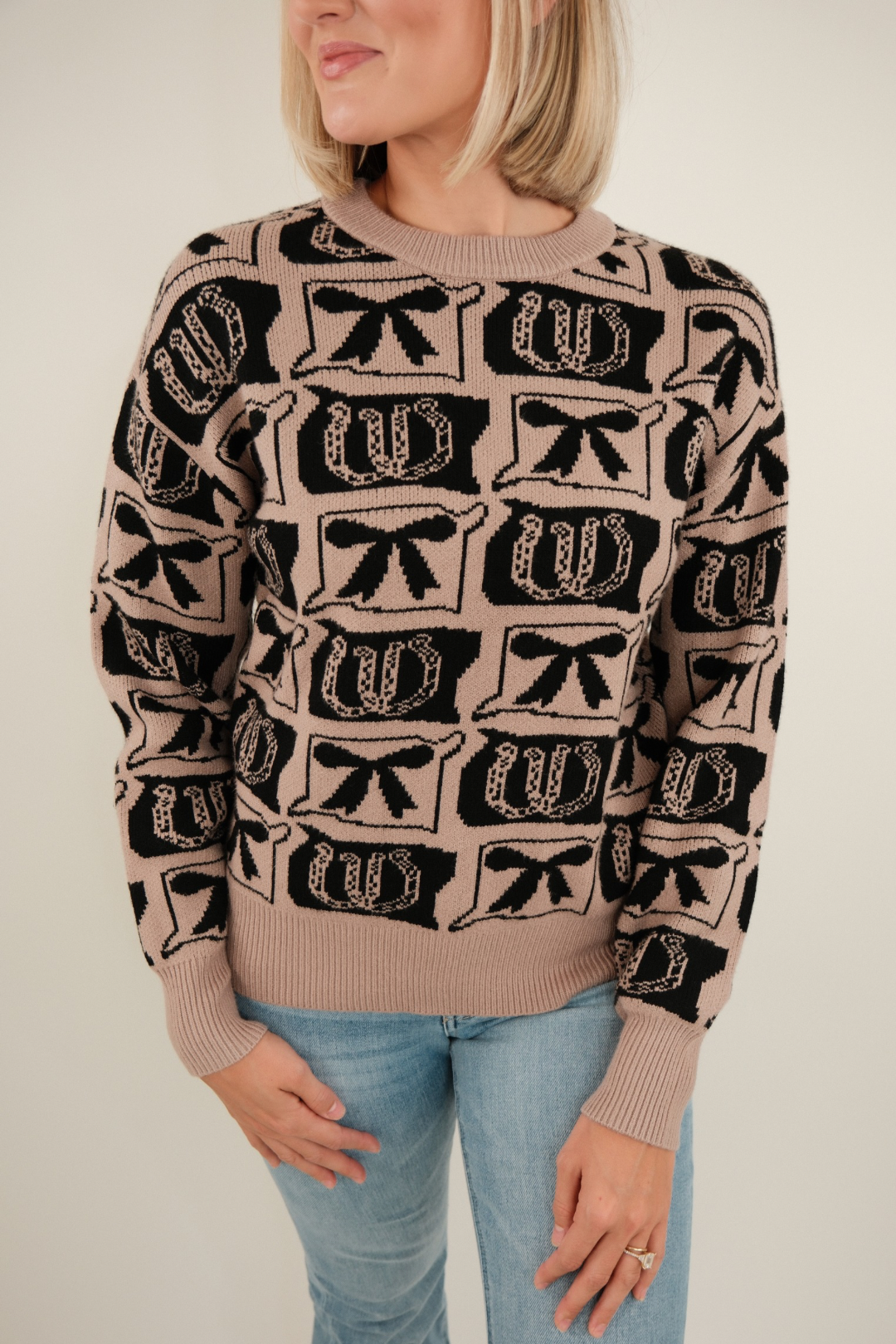 Cowgirl’s Lucky Day Knit Sweater