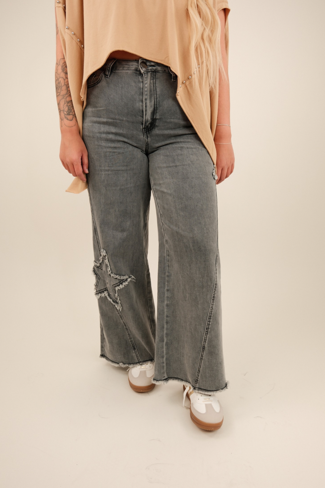 Starlight Stride Wide Leg Jeans