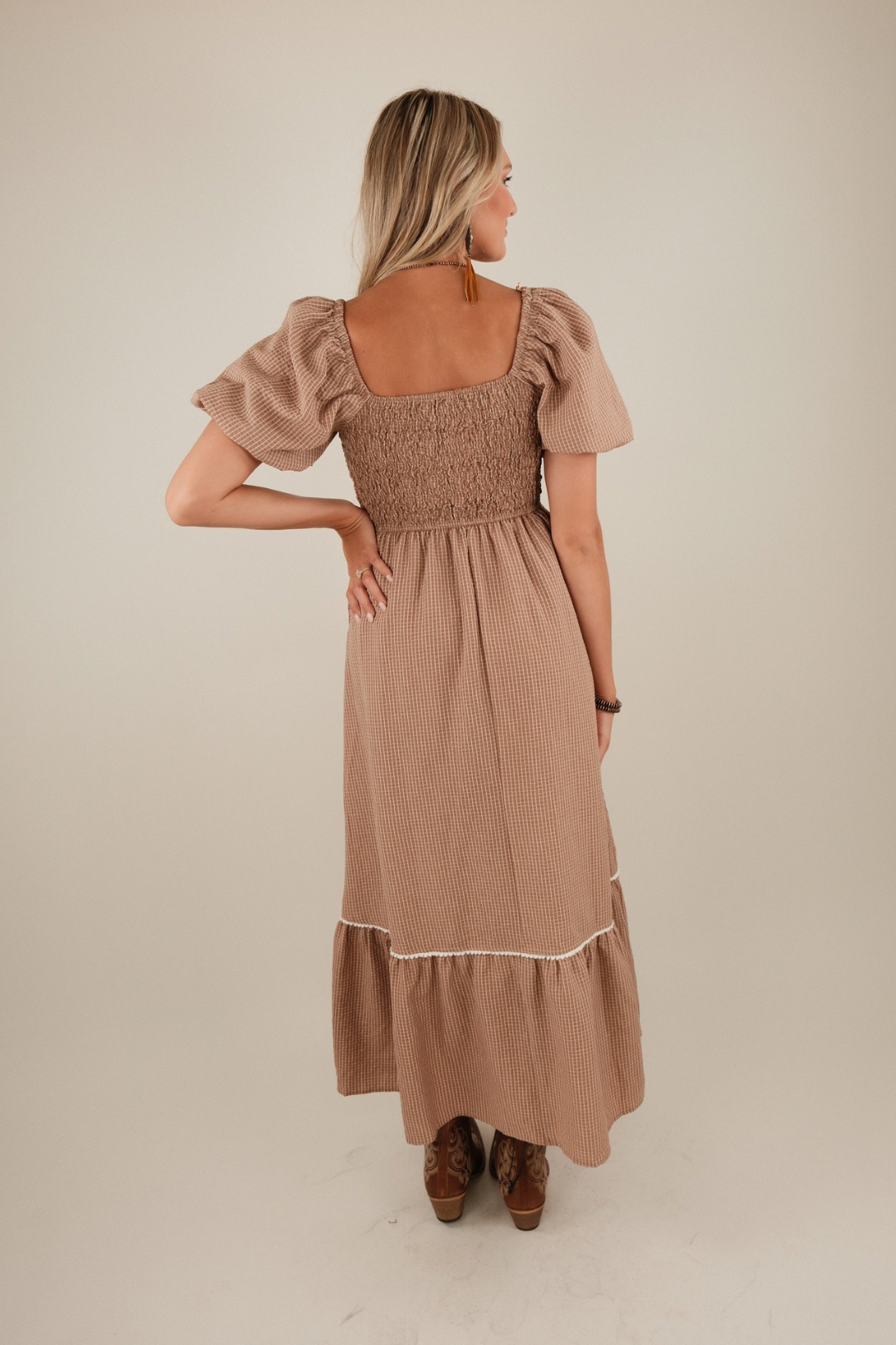 Prairie Stripe Reverie Maxi Dress
