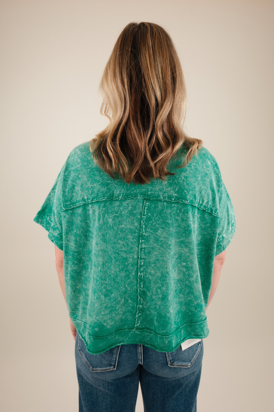 Everyday Edgy Pocket Tee - Kelly Green