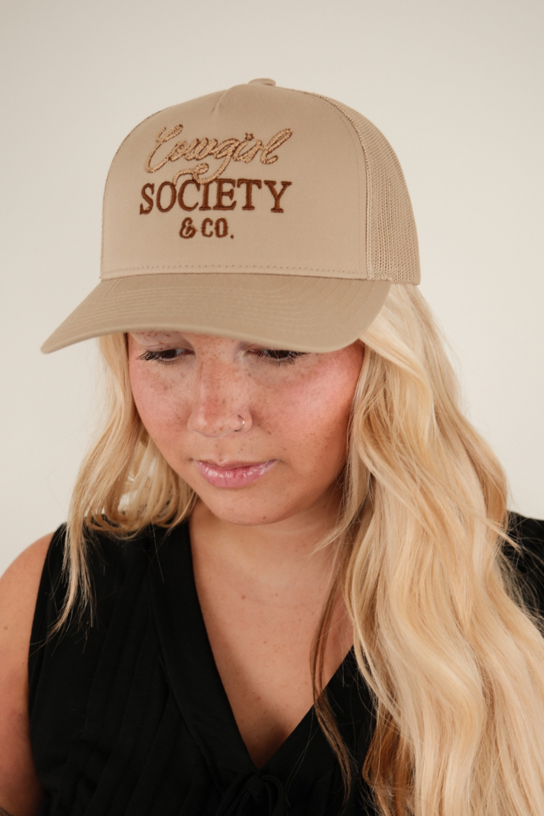 Cowgirl Society & Co Snapback - Tan