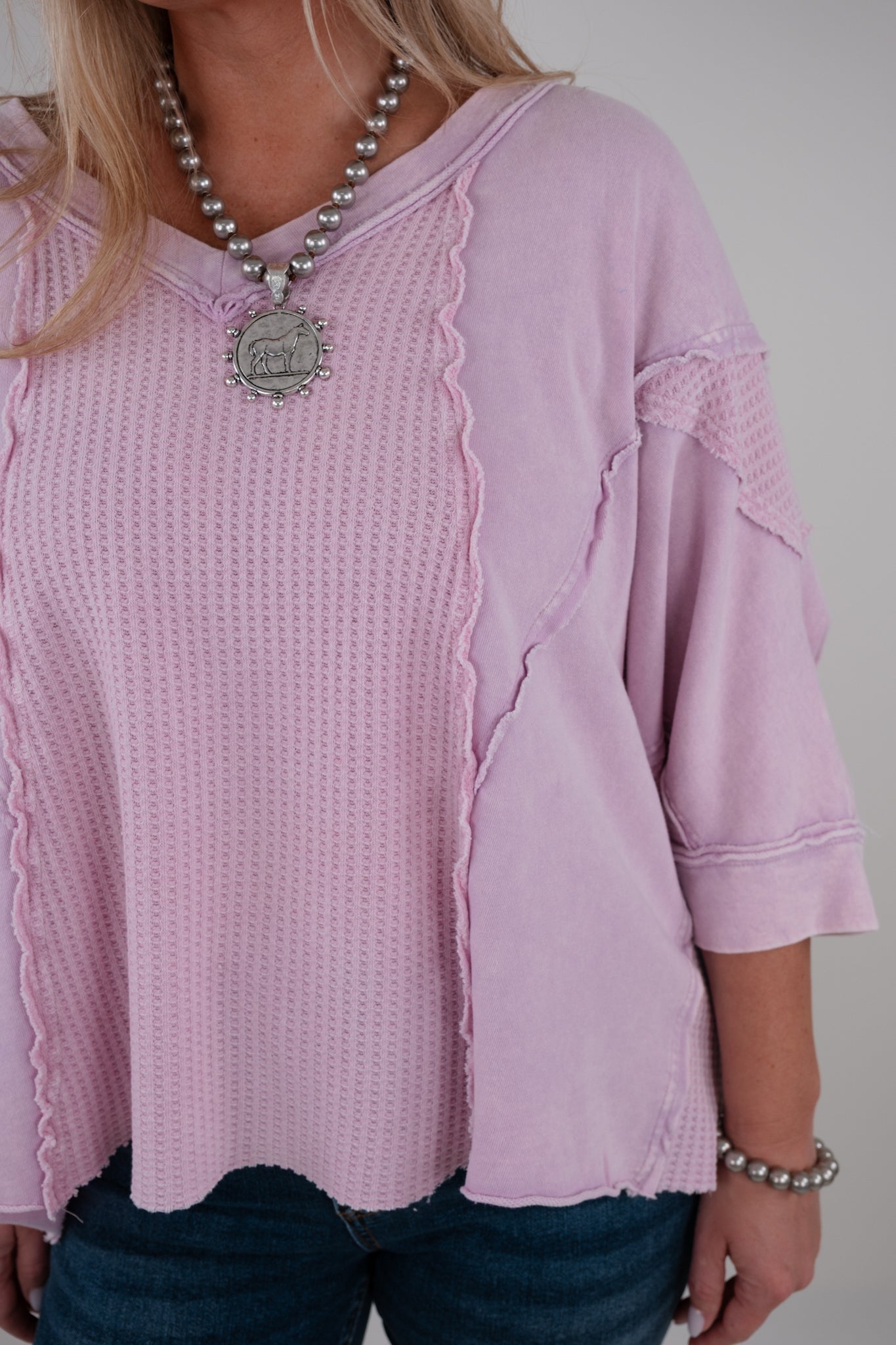 Lavender Dreams Mineral Wash Top