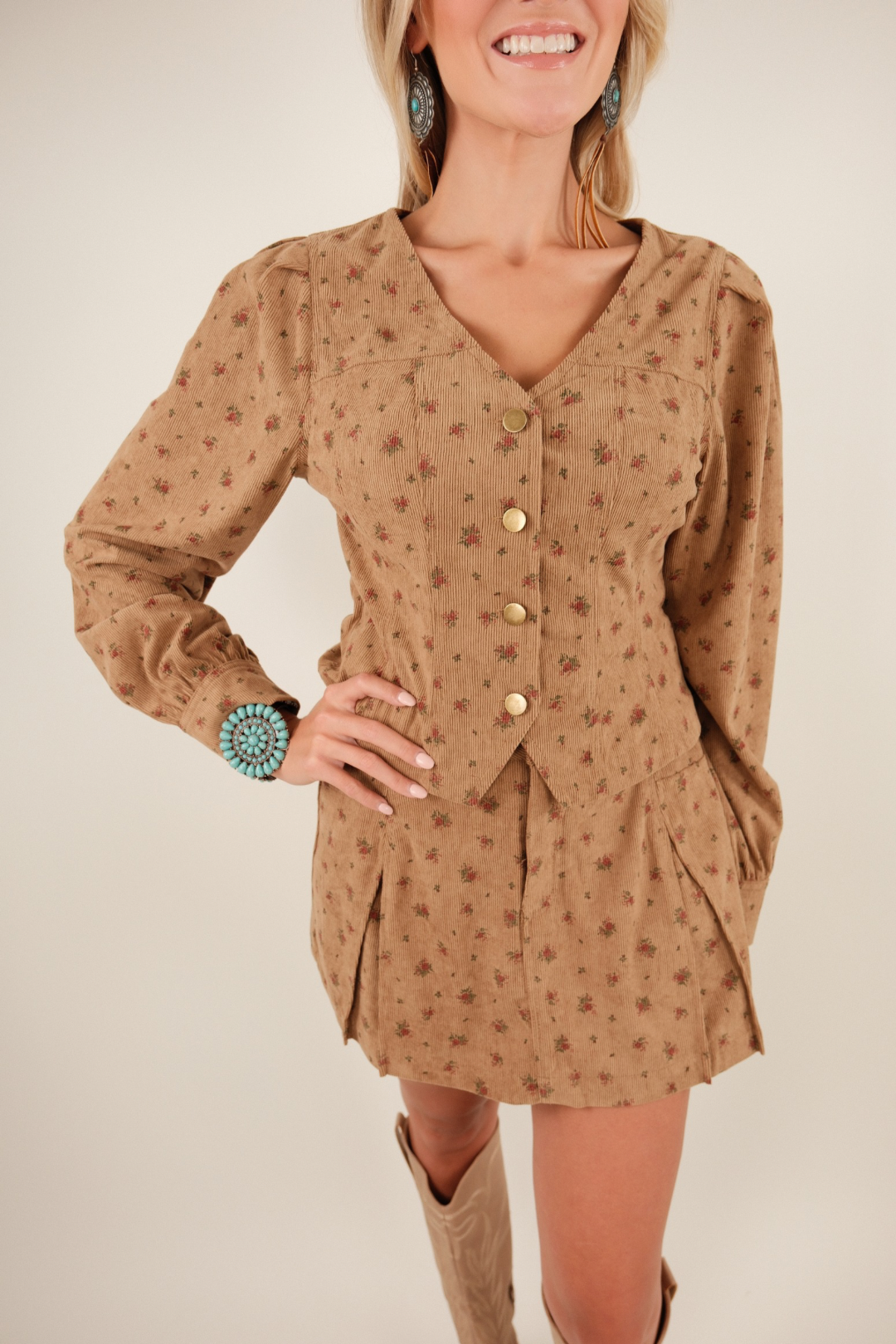 Wildflower Rodeo Corduroy Set
