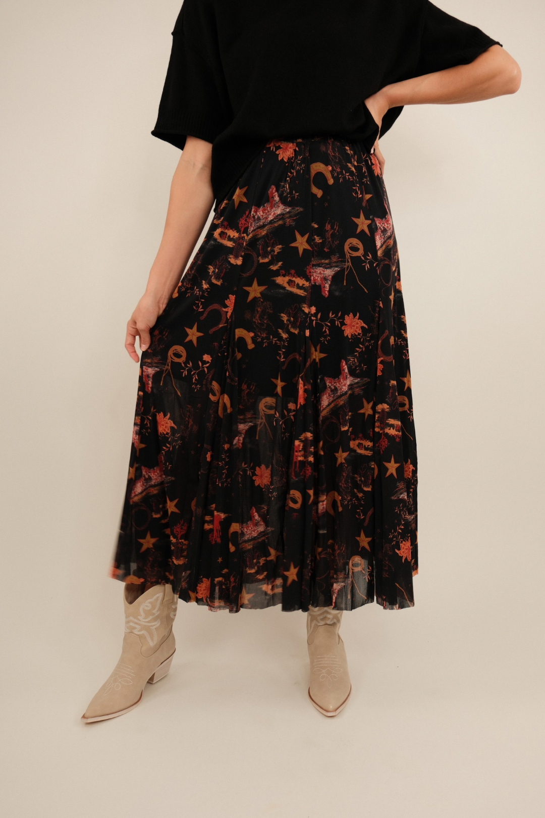 Rustler’s Moon Mesh Maxi Skirt