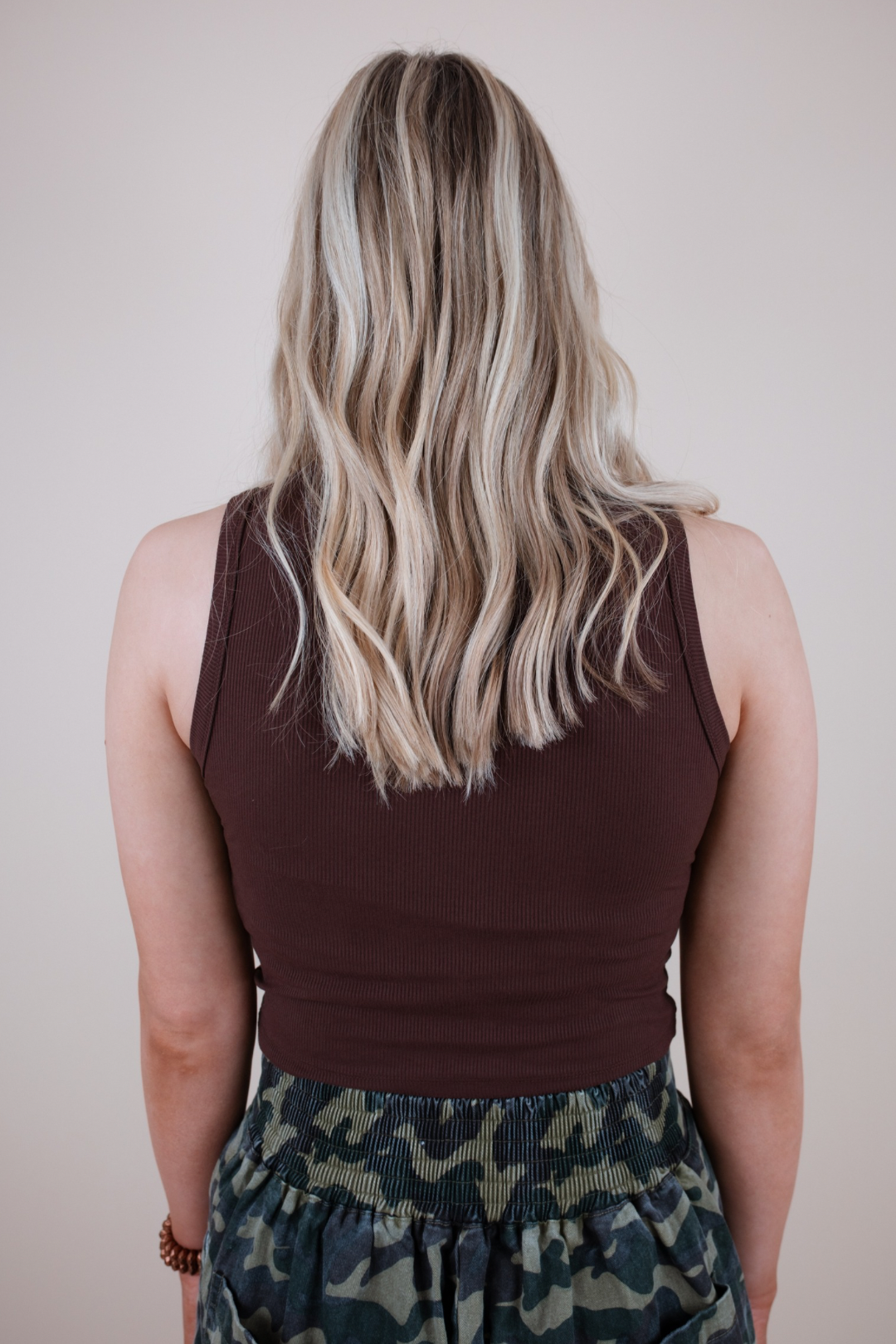 Lucky Charm Ribbed Racerback Tank