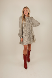 Smoky Savannah Midi Dress