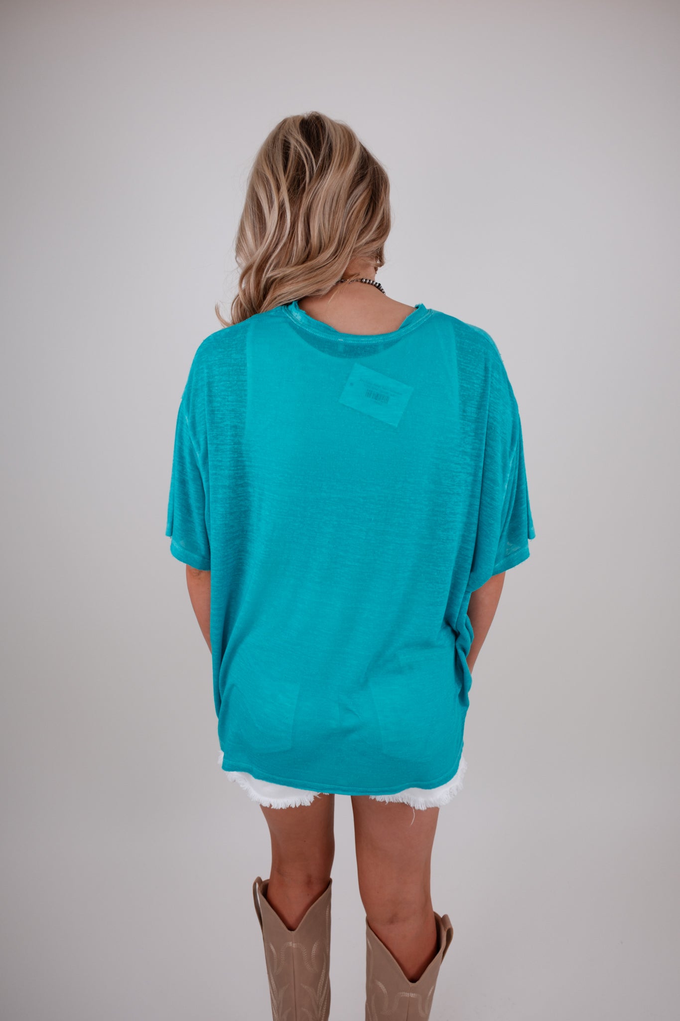 The Easy Rider Tee - Turquoise