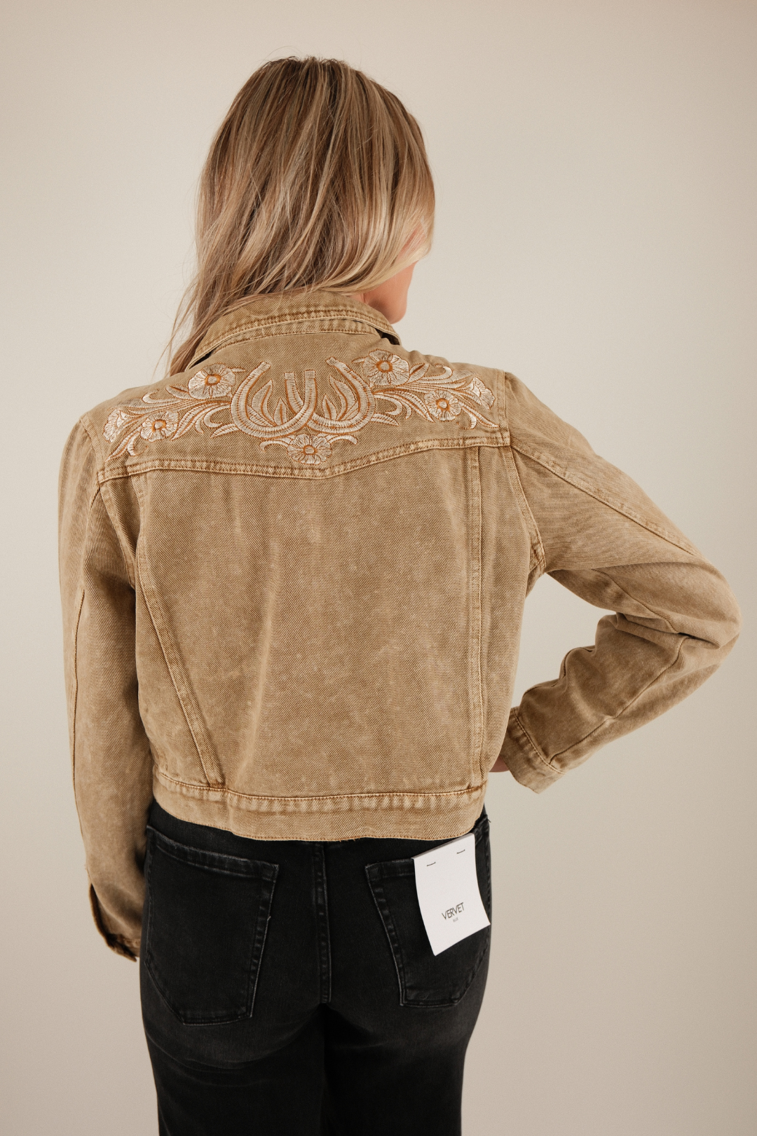Saddlebound Embroidered Denim Jacket