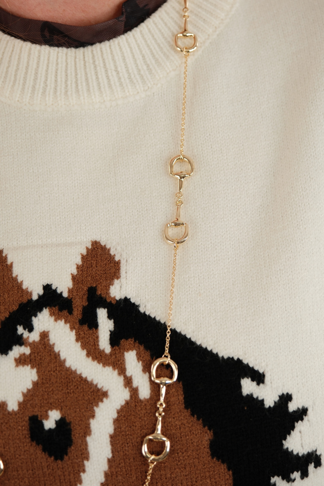 Snaffle Trail Chain Necklace