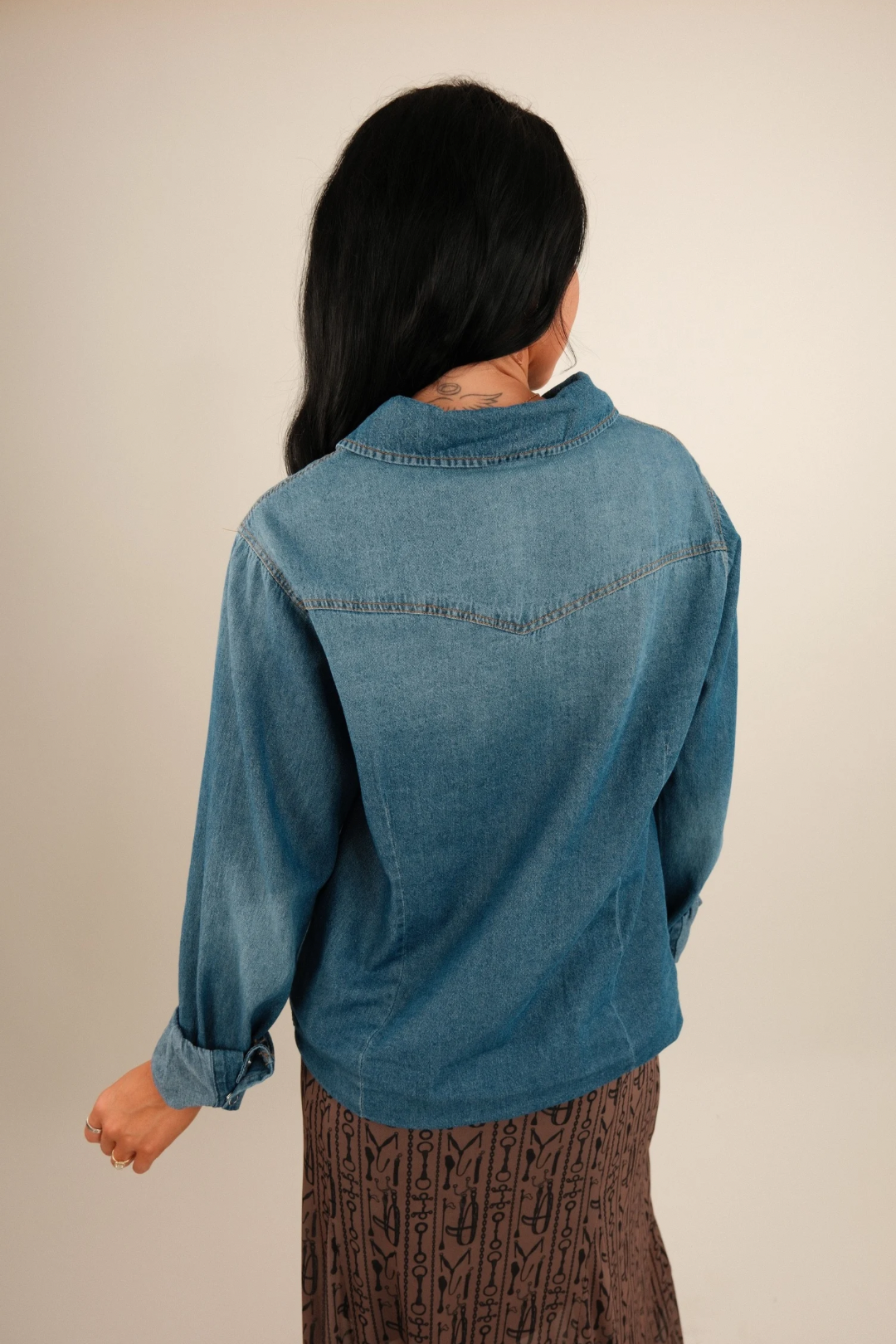 Rodeo Classic Denim Pearl Snap