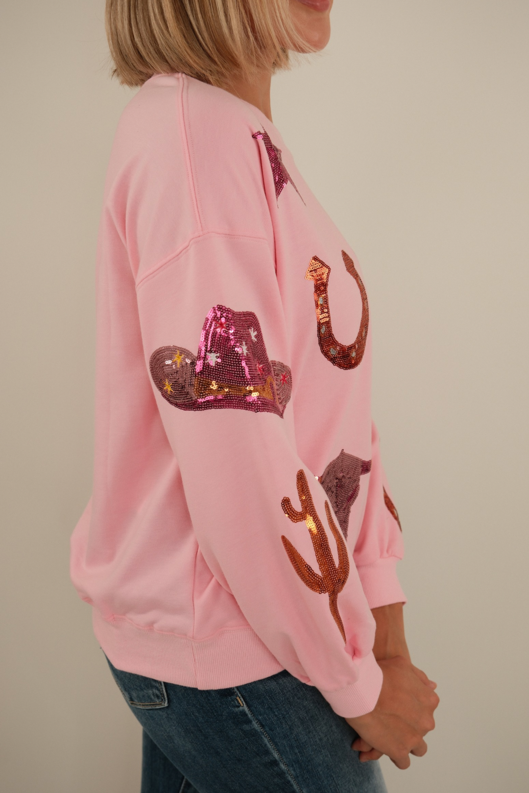 Desert Disco Sequin Pullover