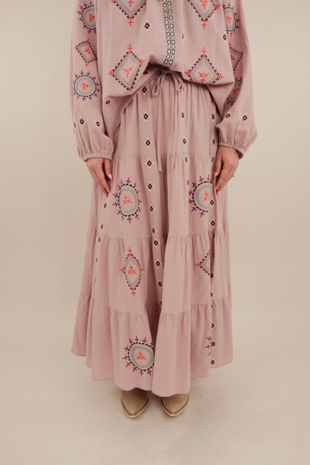 Wild Iris Maxi Skirt