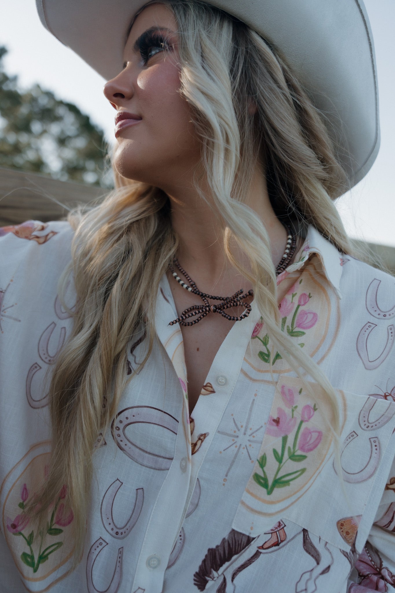Let’s Rodeo Western Blouse