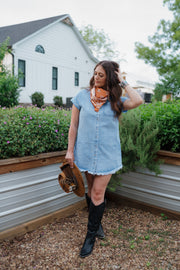 Dusty Trail Denim Dress