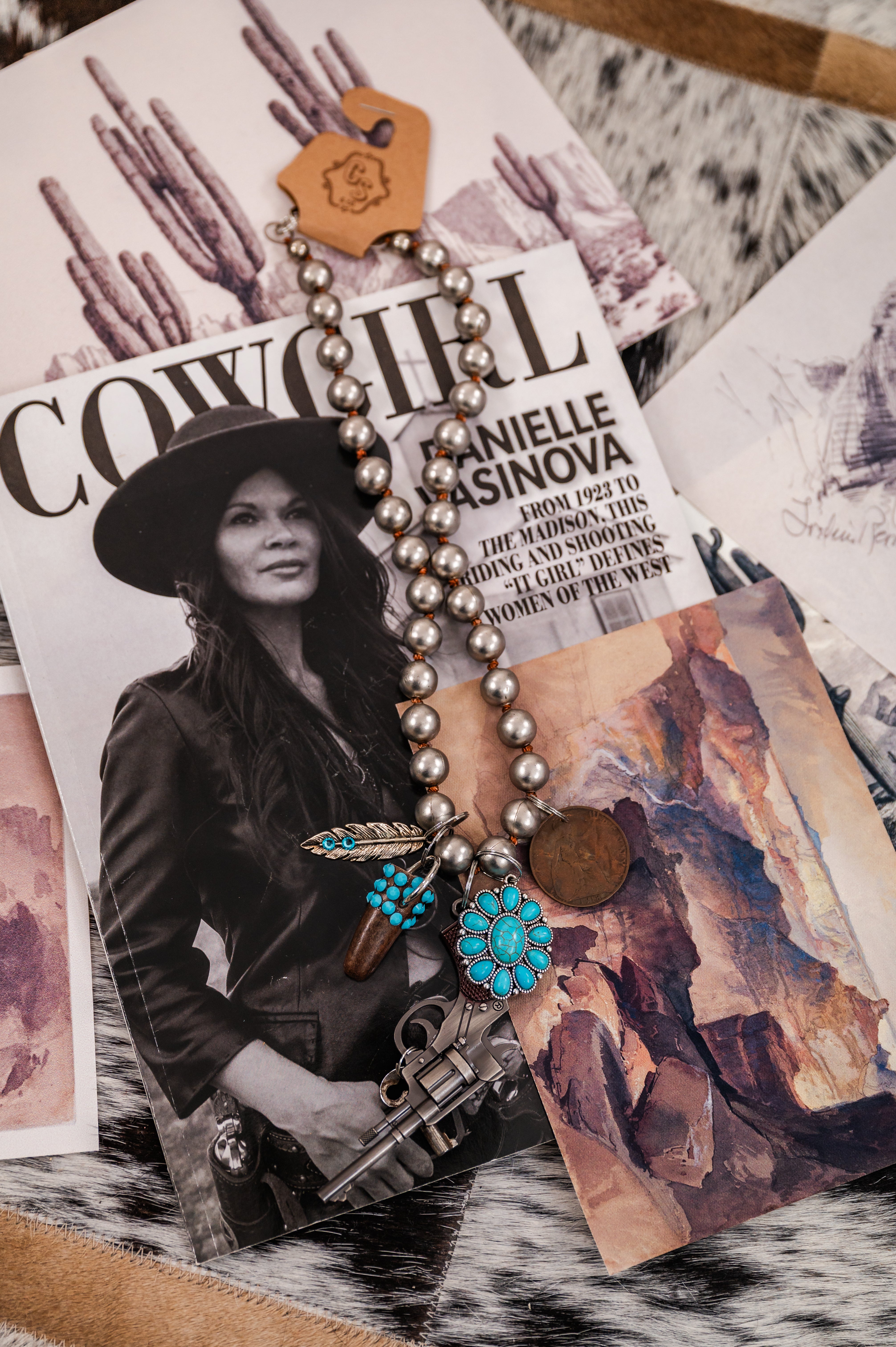 Charm Rider Beaded Necklace