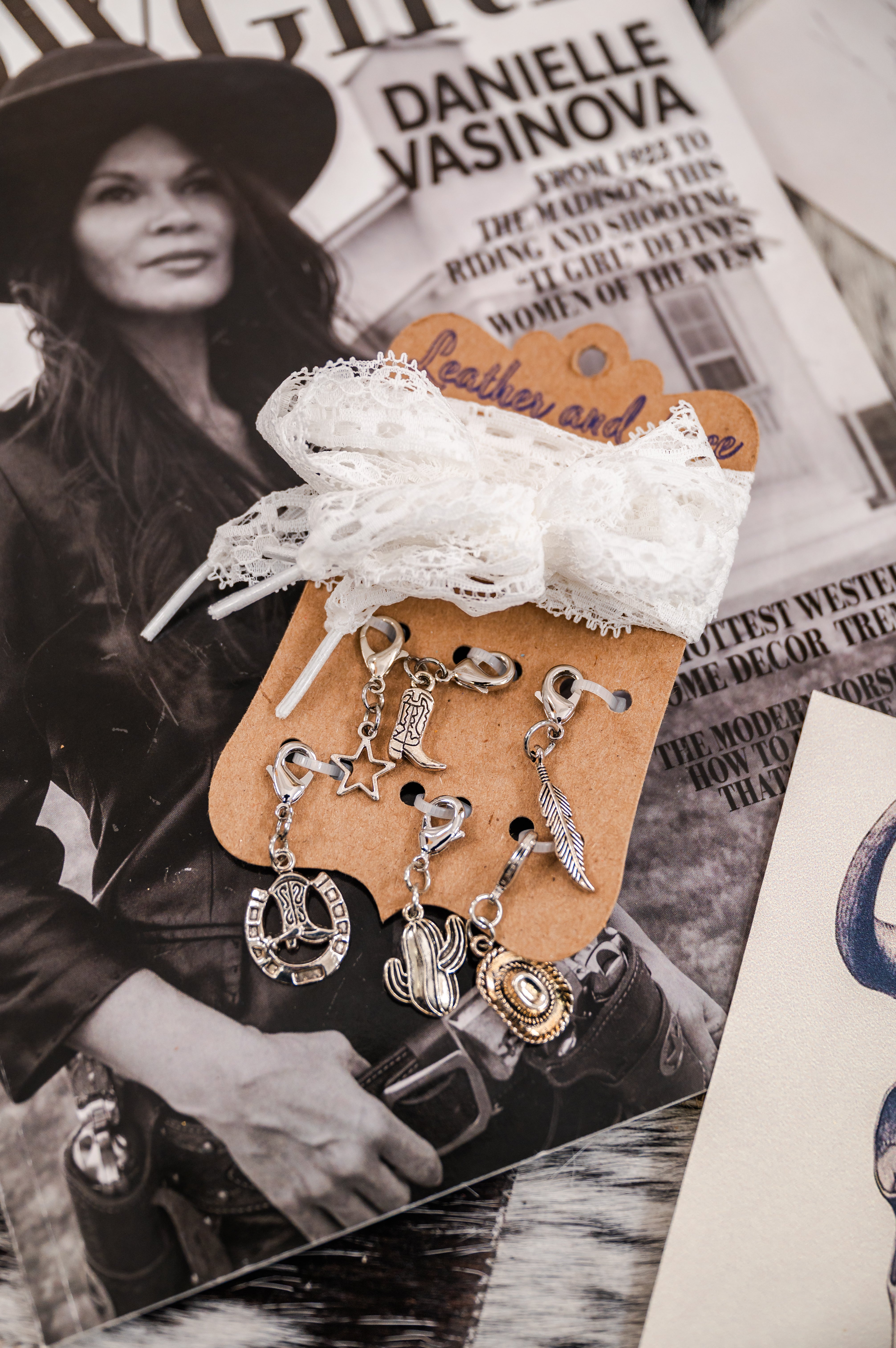 Western Charm Lace Shoe Strings