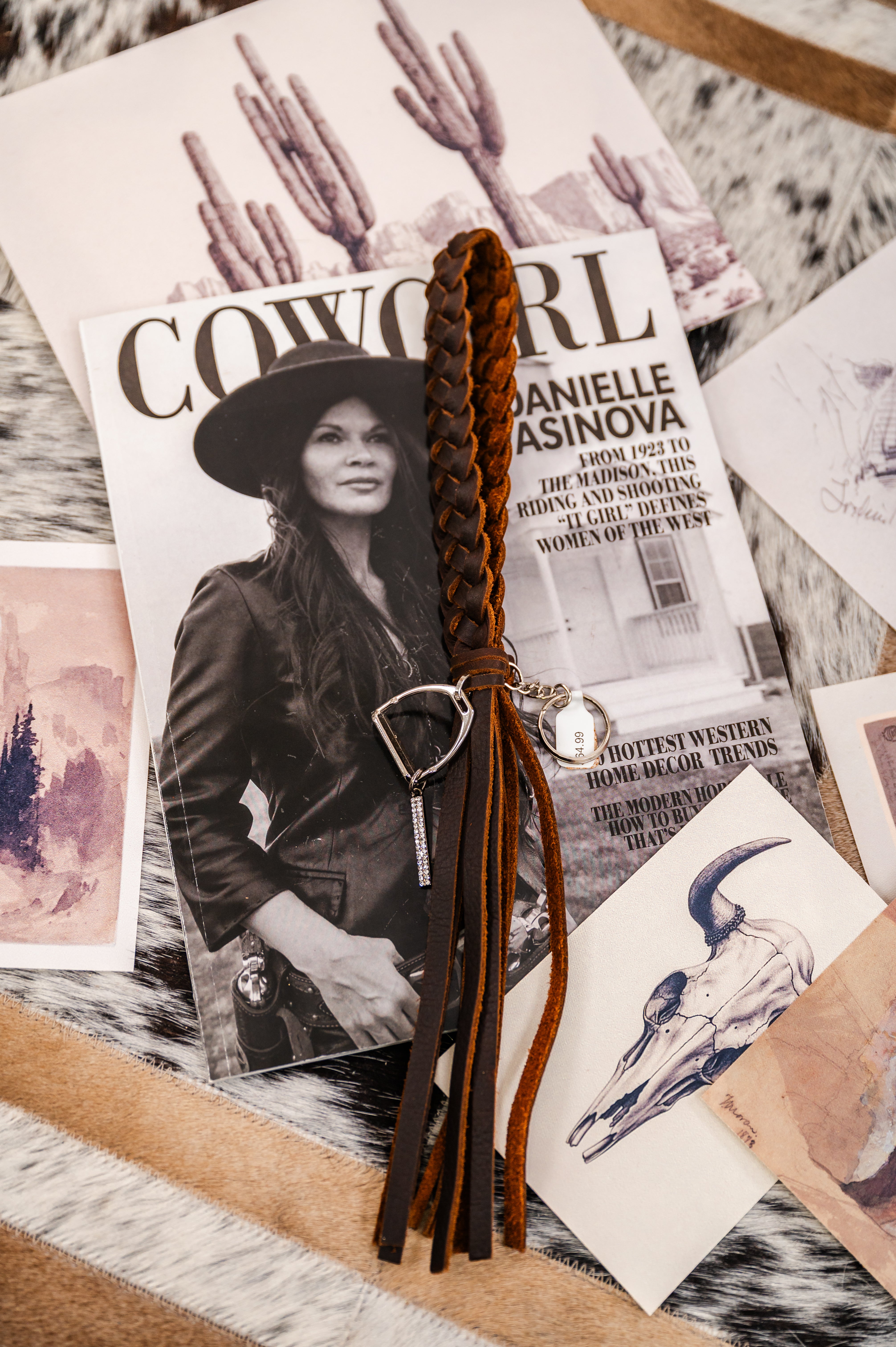 Stirrup & Leather Keychain Wristlet