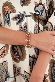 Prairie Pebble Gem Bracelet - Bronze