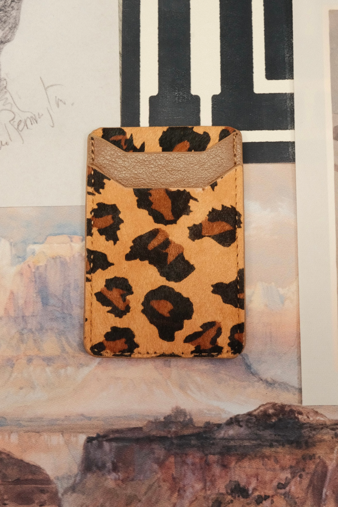 Rodeo-Ready Stick-On Card Holder