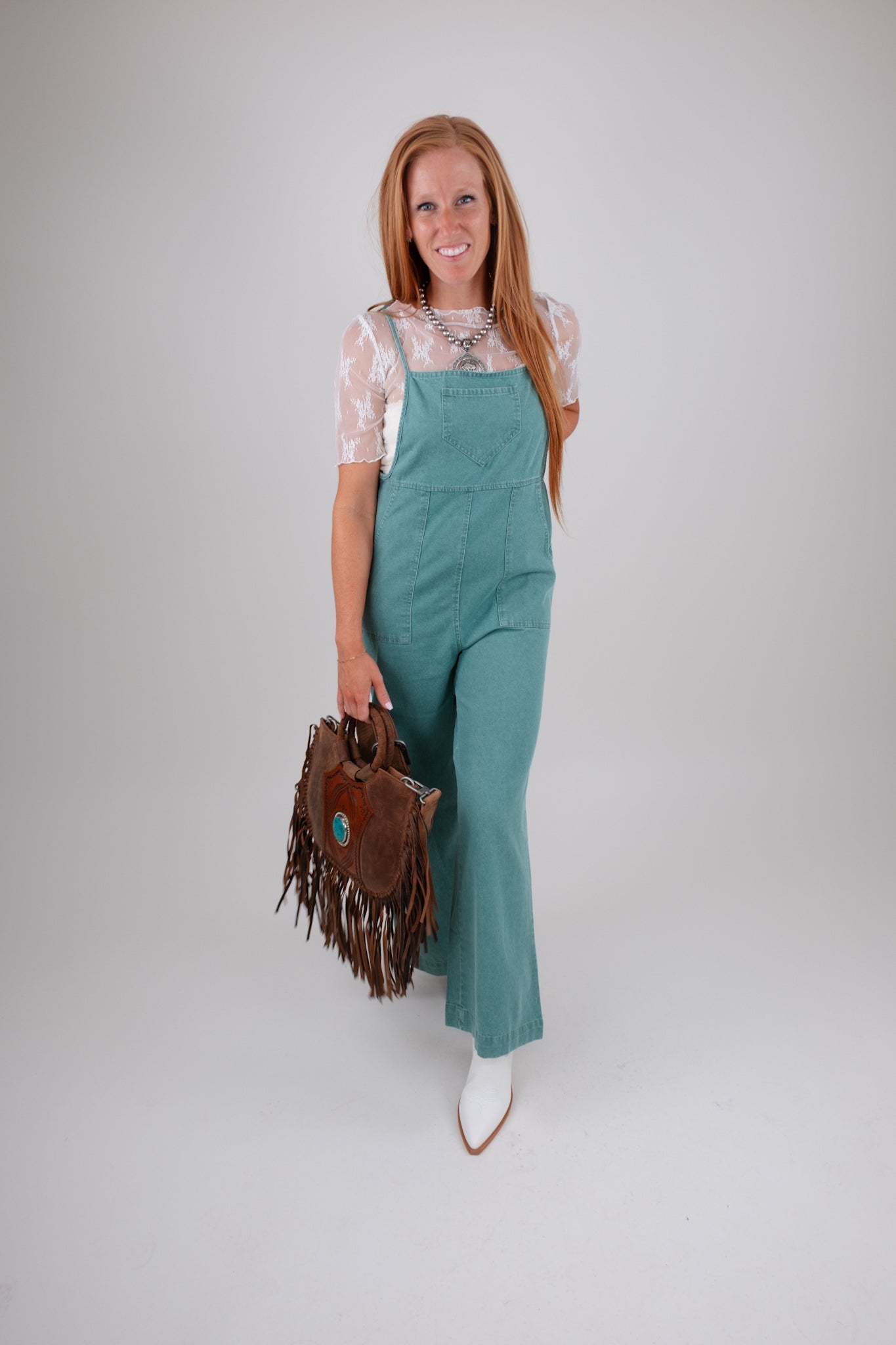 Swaying Belle Emerald Jumpsuit
