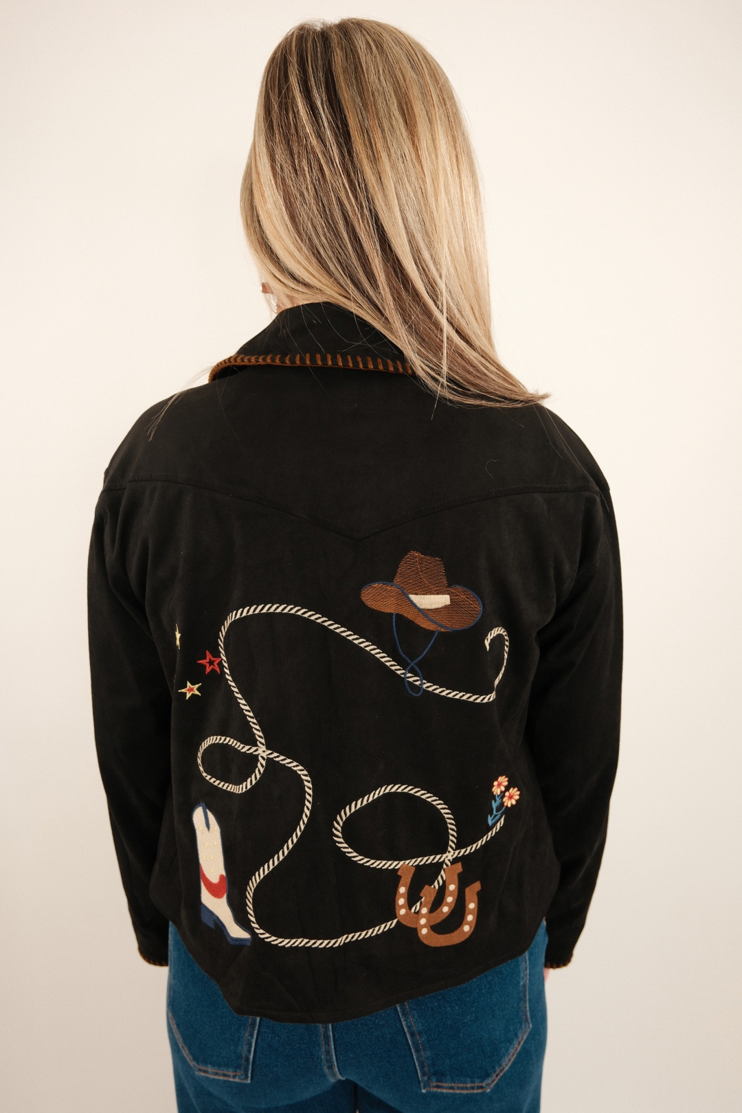 Trailblazer Suede Embroidered Jacket