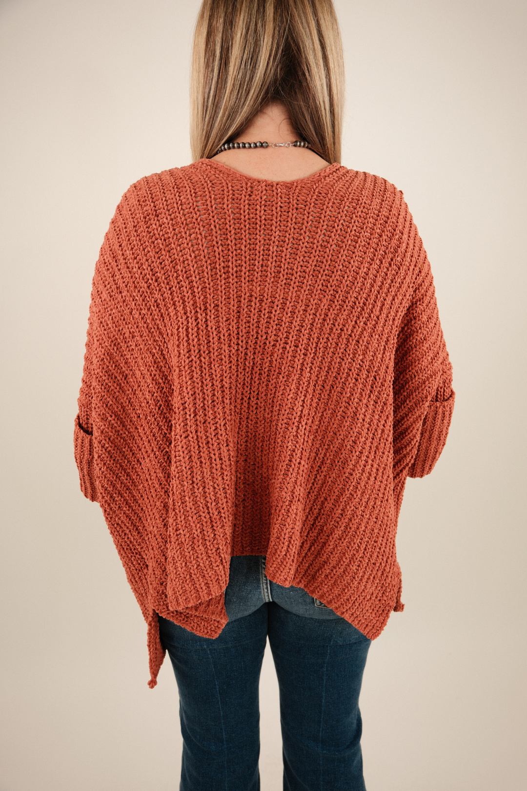 Saddle Rock Knit Cardigan - Rust
