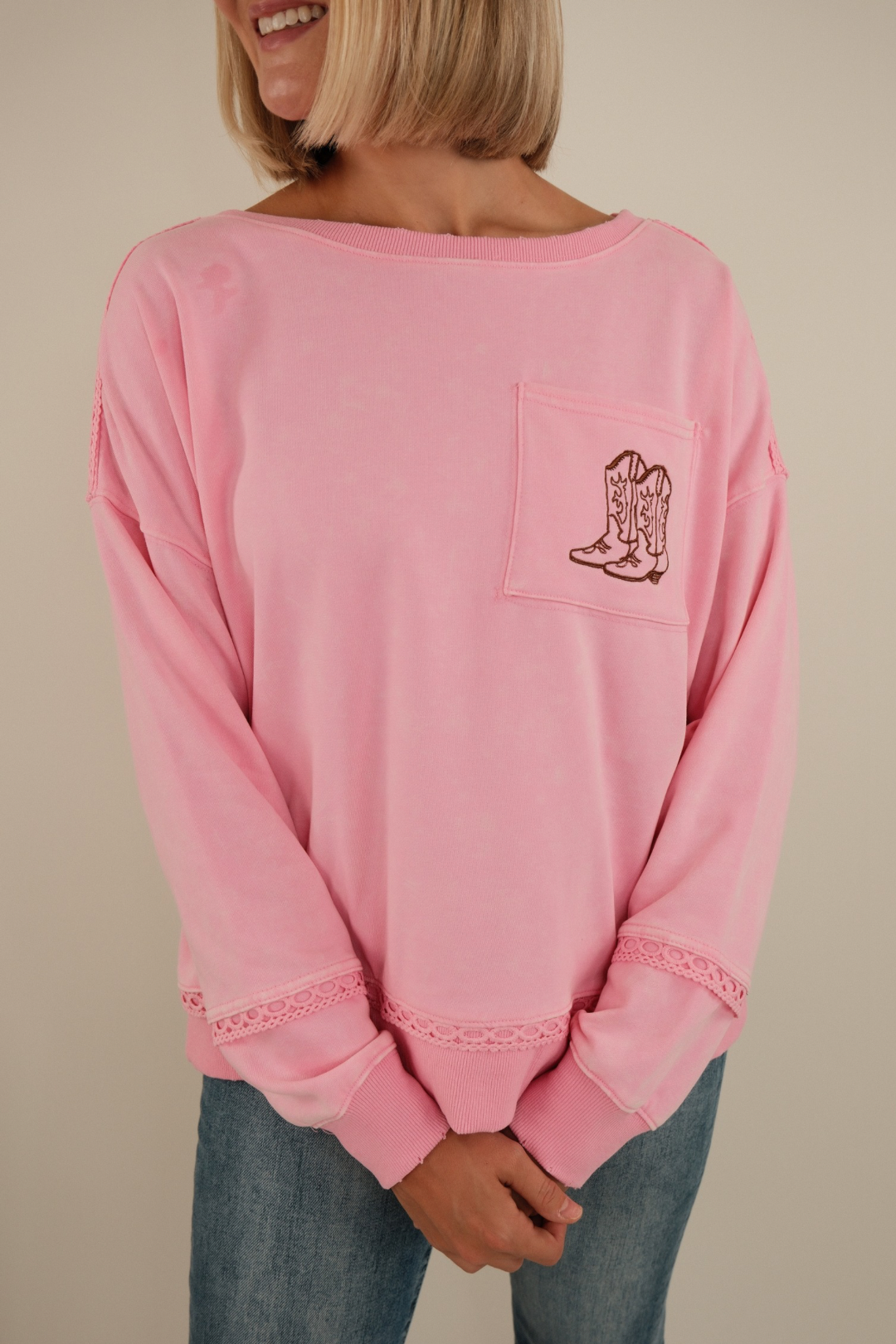 Lace & Grace Pullover