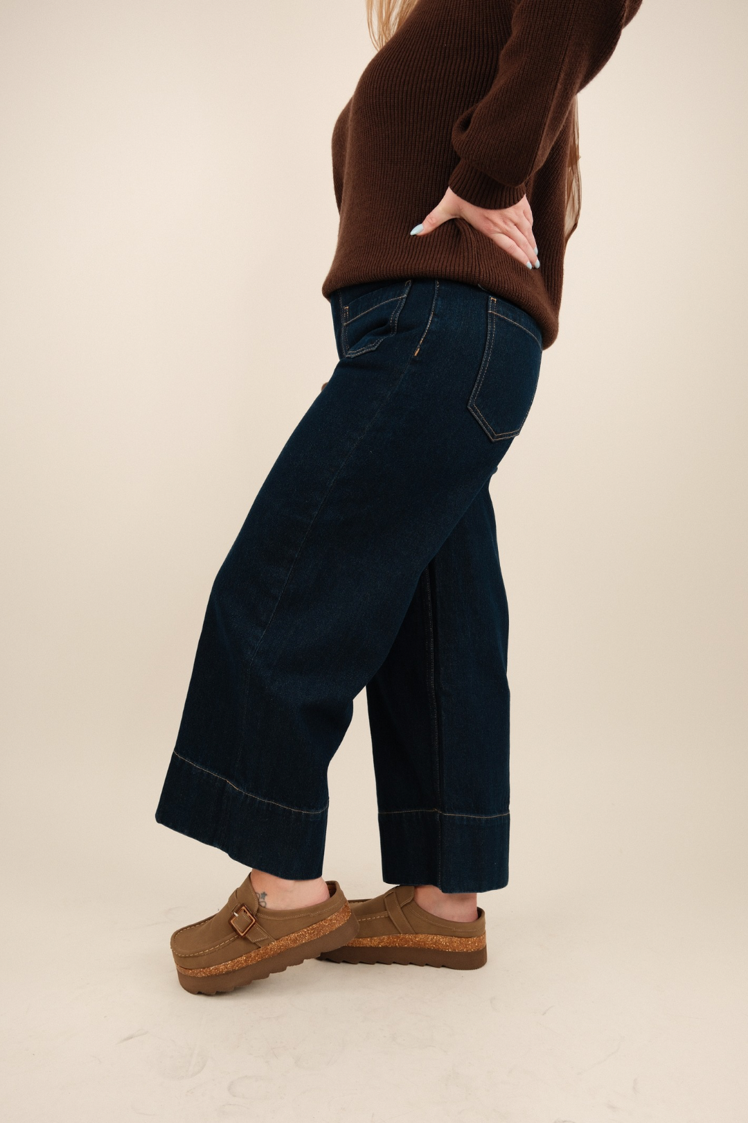 High Desert Wide Leg Cropped Jeans