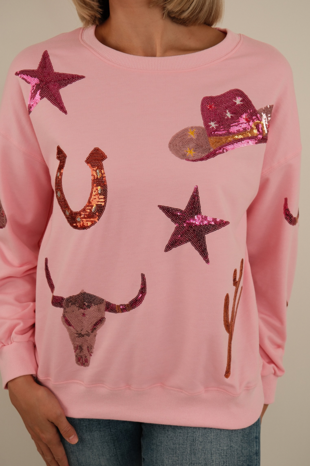 Desert Disco Sequin Pullover