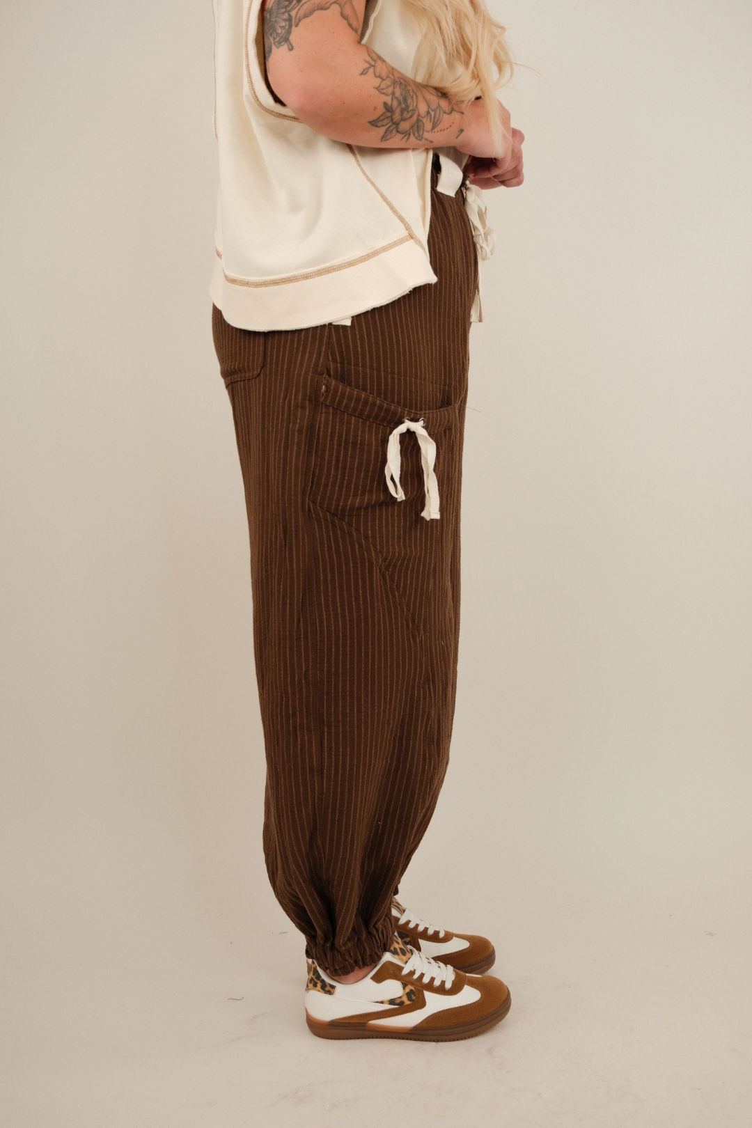 Saddle Stripe Utility Joggers