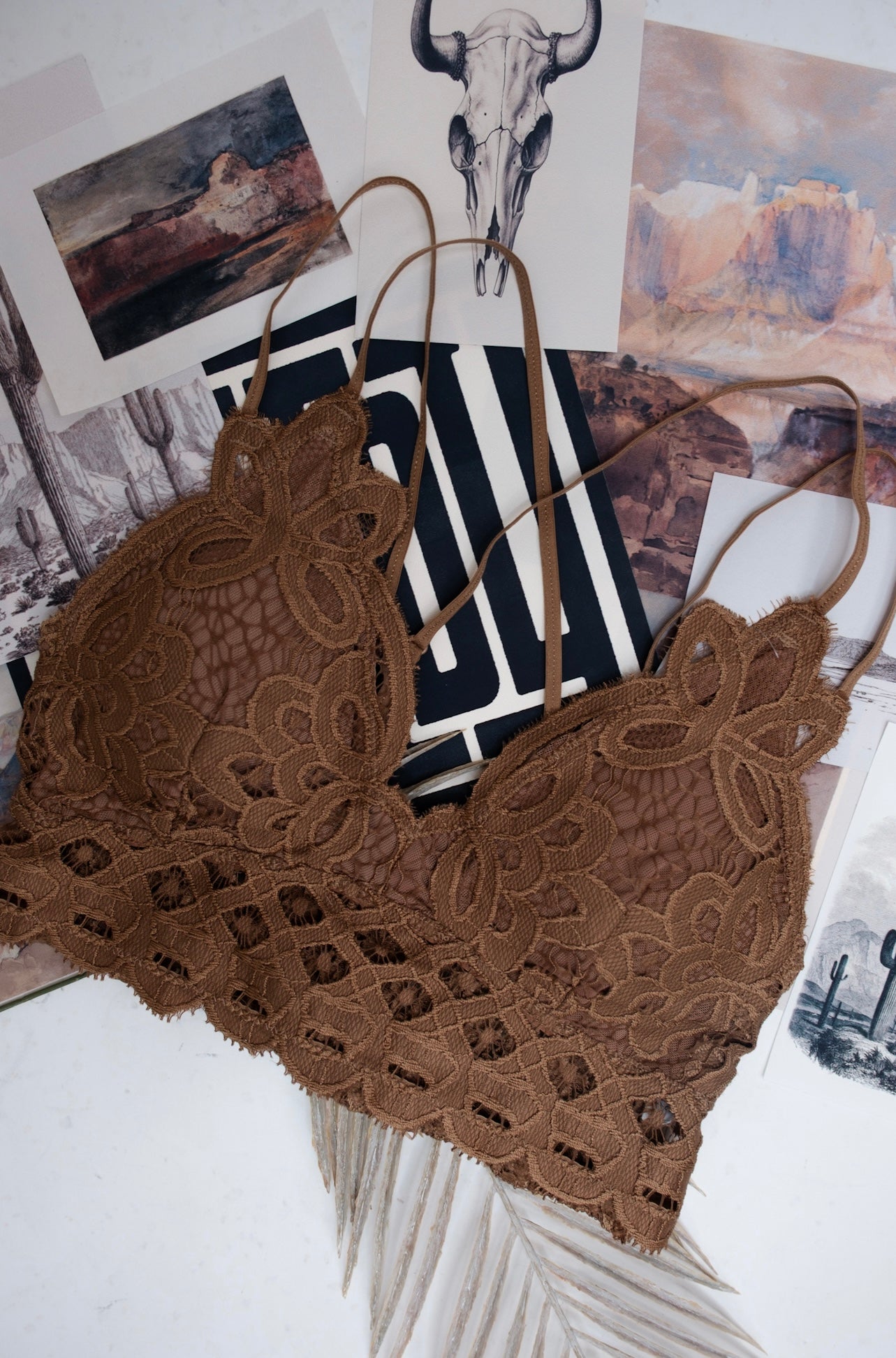 Lace & Lasso Bralette - Mocha