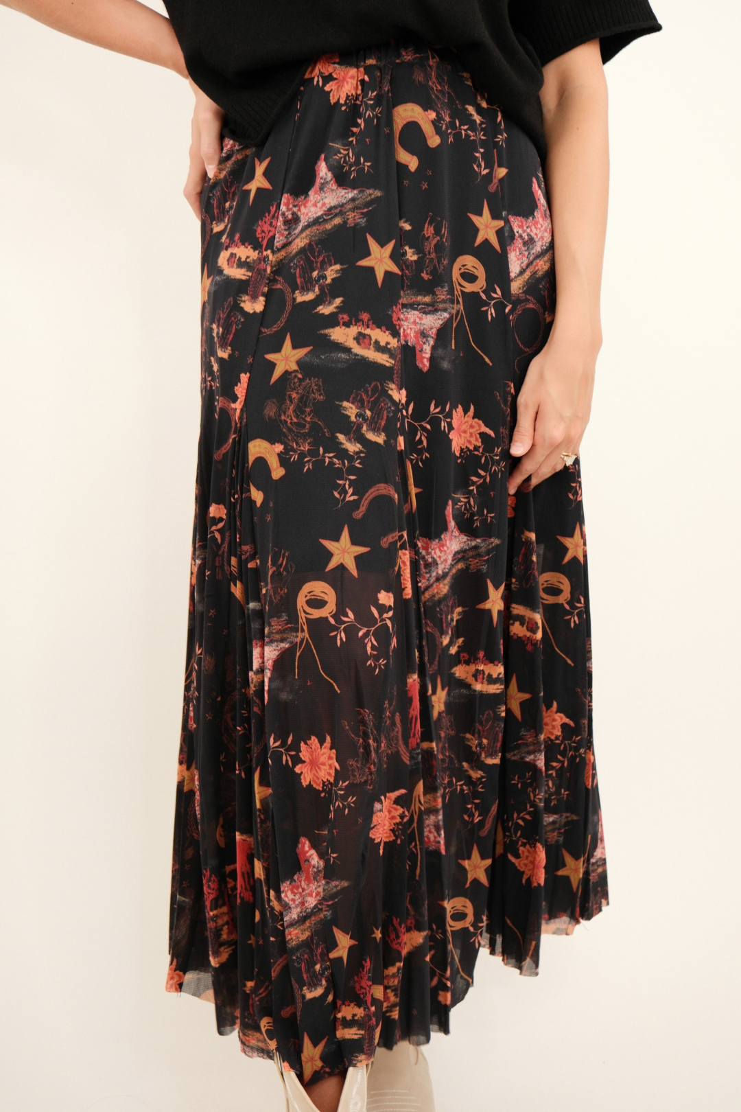 Rustler’s Moon Mesh Maxi Skirt