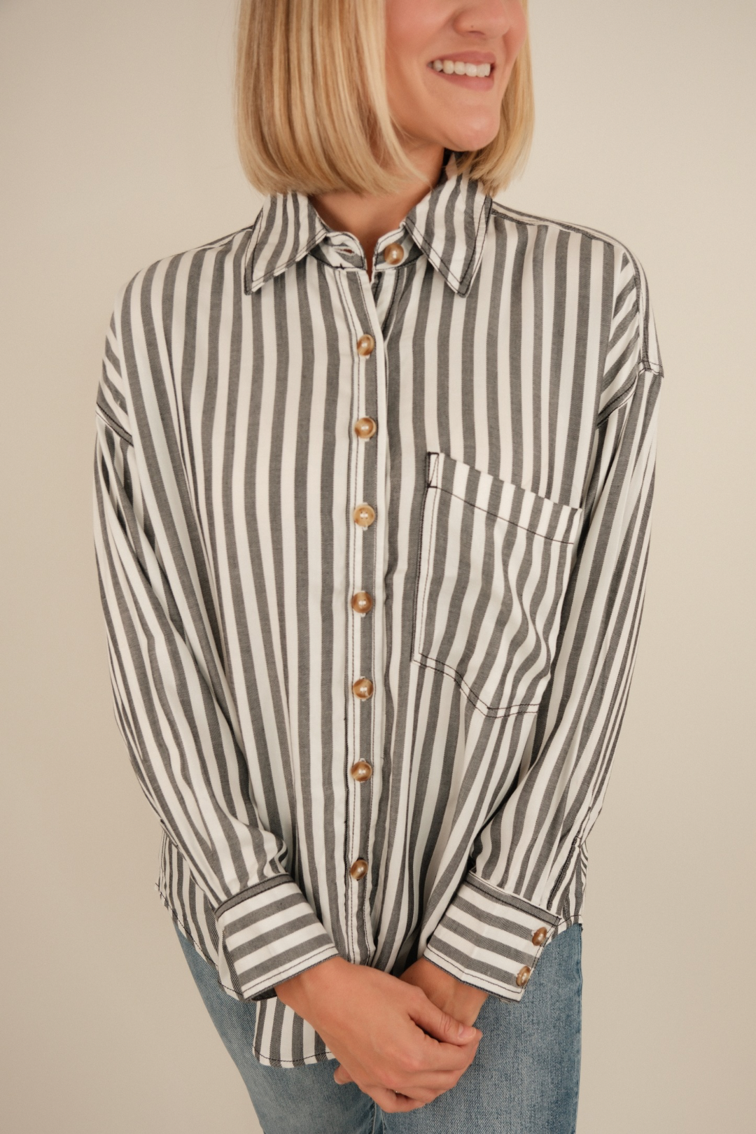 Trailhead Stripe Button-Down