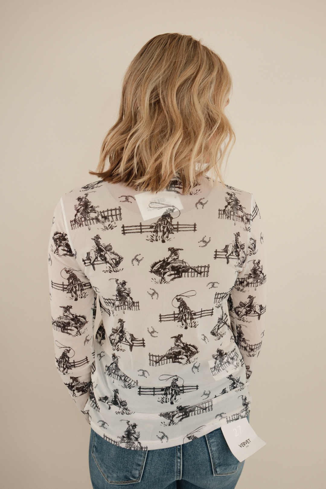 Roping Rider Mesh Top