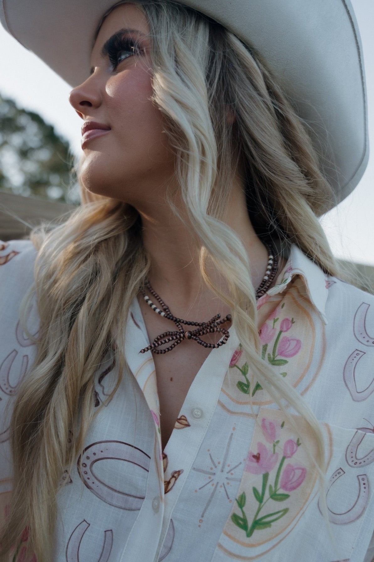 Bronze Ribbon Necklace