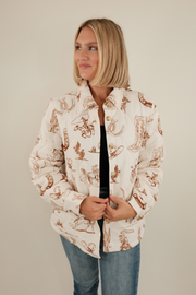 Western Whimsy Quilted Jacket