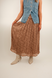 Sundown Bloom Gauze Maxi Skirt