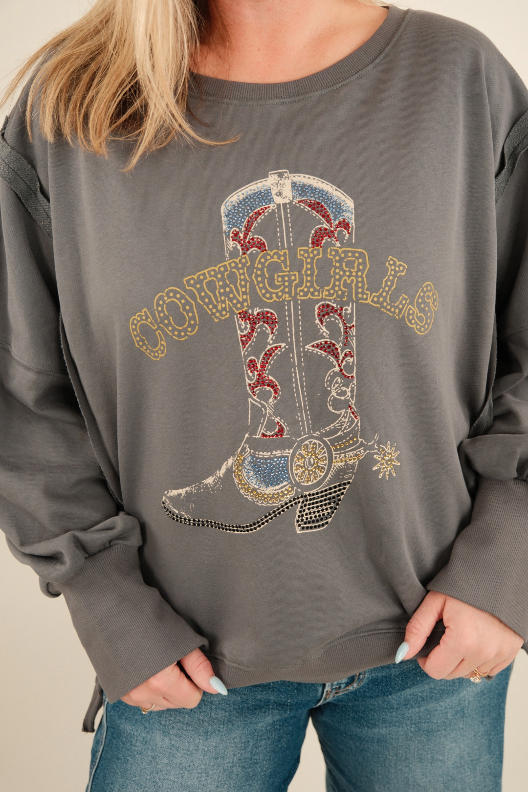 Rhinestone Cowgirl Sweatshirt
