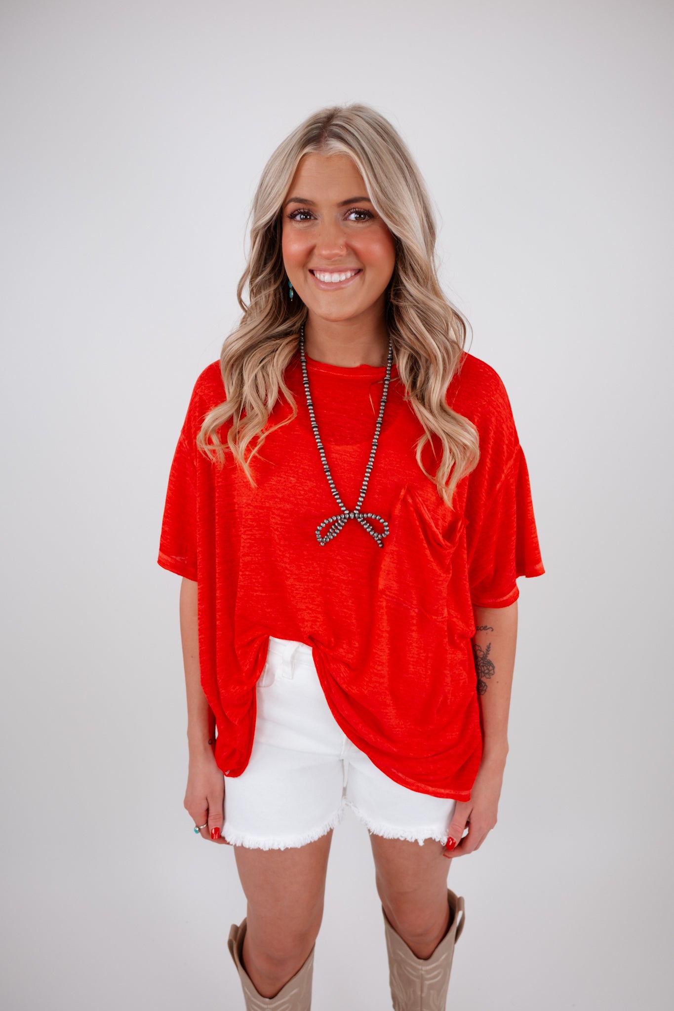 The Easy Rider Tee - Ruby