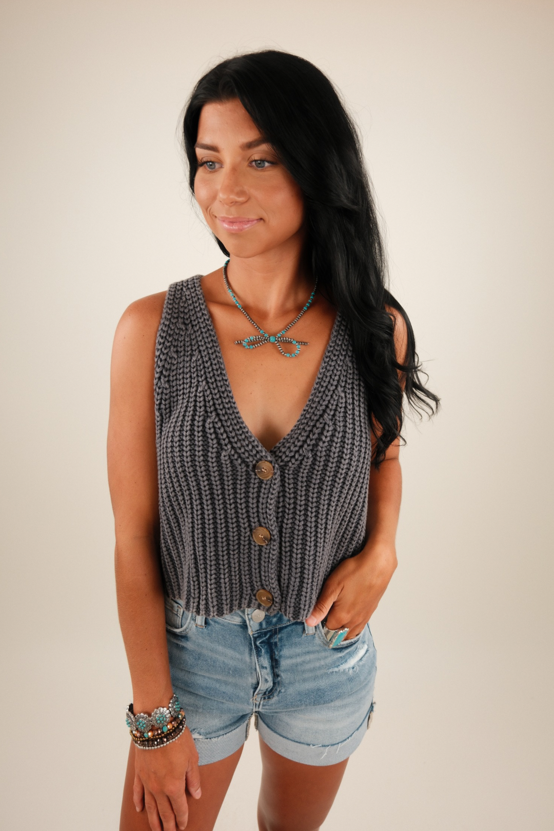 Ink Trails Knit Vest
