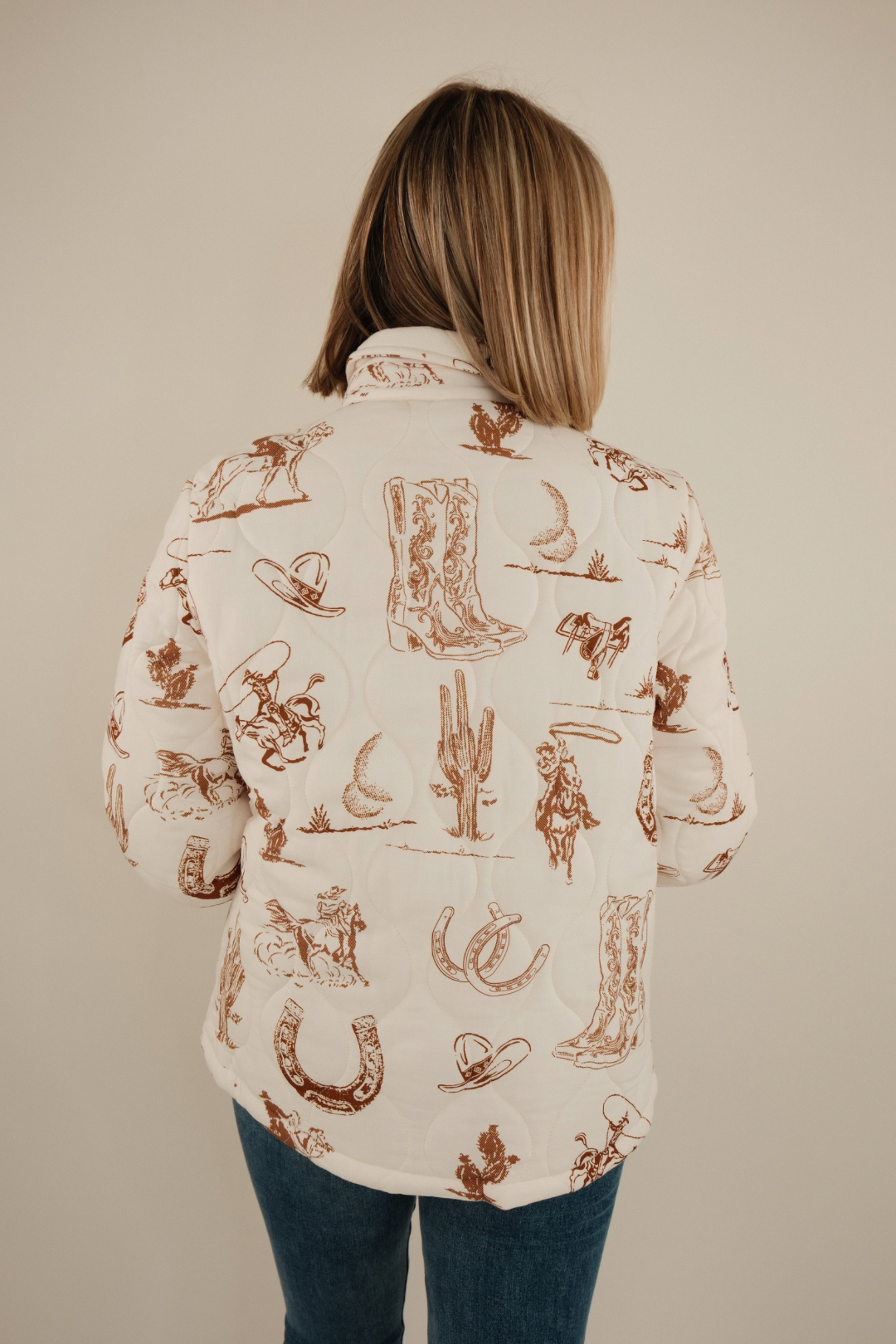 Western Whimsy Quilted Jacket