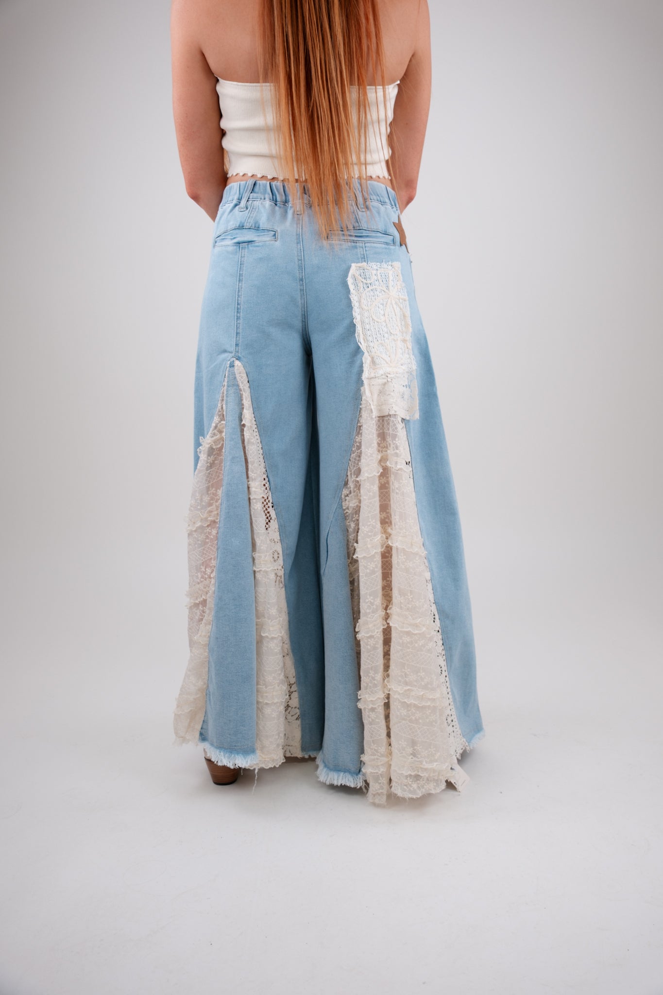 Western Belle Lace Flare Jeans