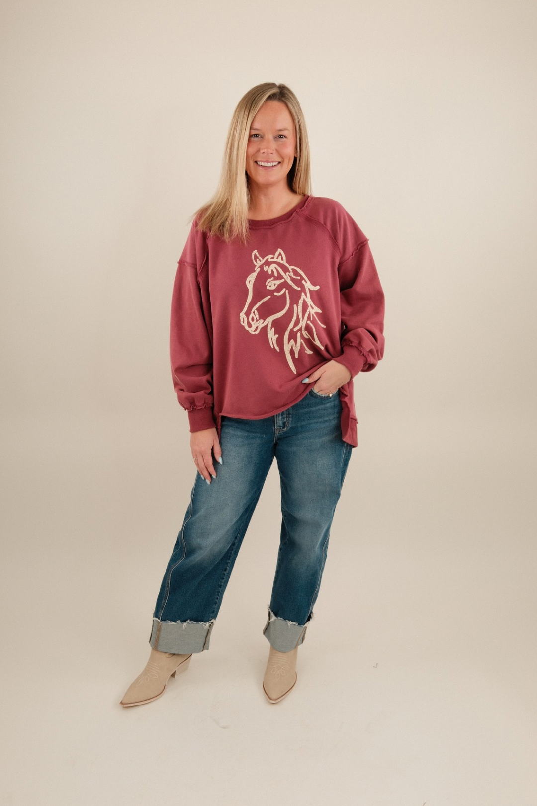 Double Trail Barrel Jeans