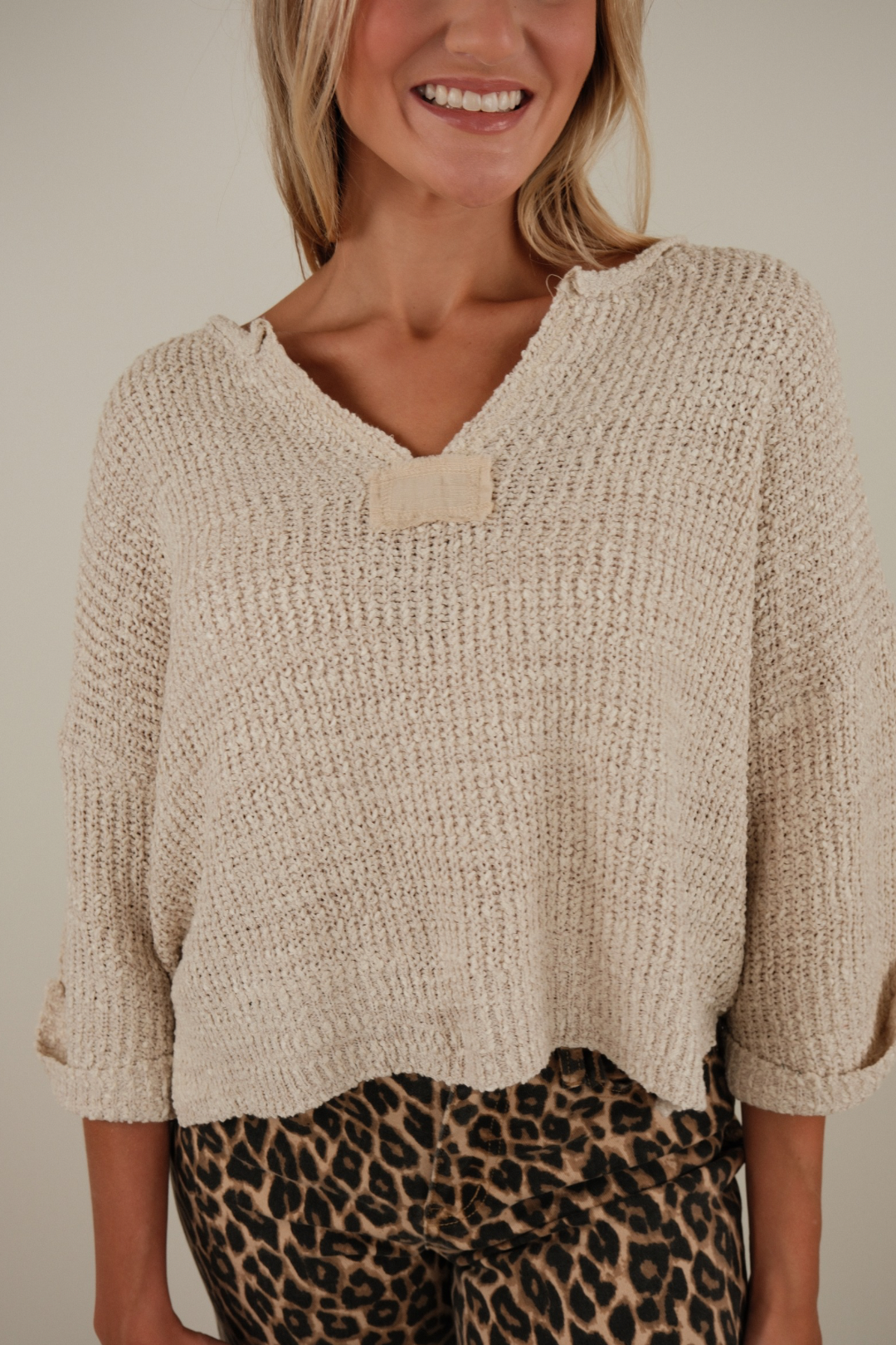 Saddle Creek Cropped Sweater