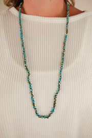 Moonlit Trail Necklace - Carolina Blue